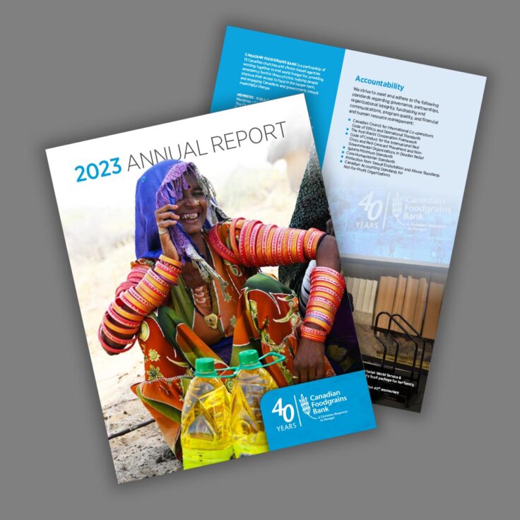 Cover image of 2023 Annual Report | Canadian Foodgrains Bank