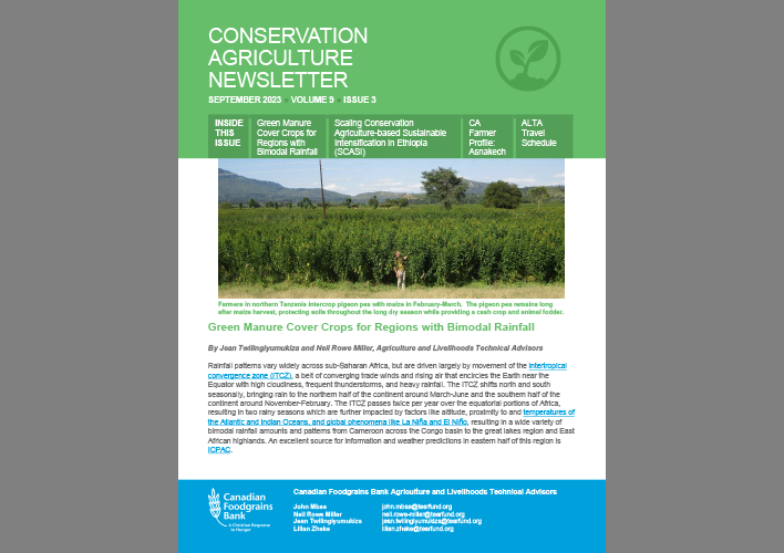 Conservation Agriculture Newsletter