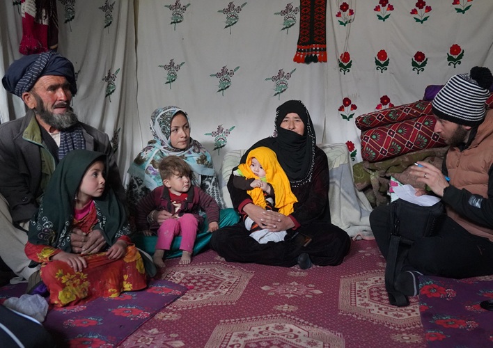 Family in Afghanistan