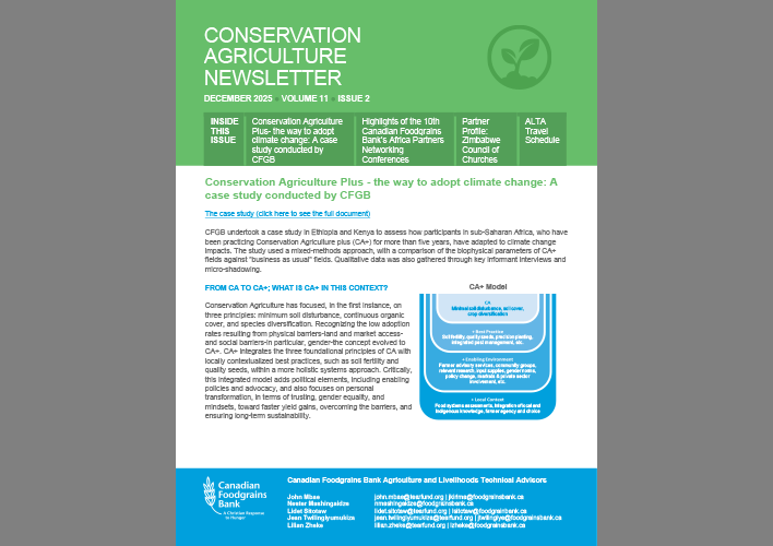 Conservation Agriculture Newsletter