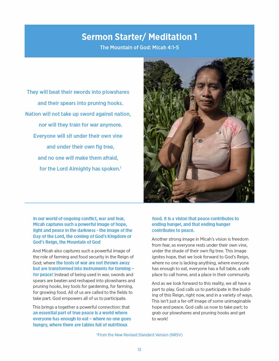 World Food Day Worship Guide