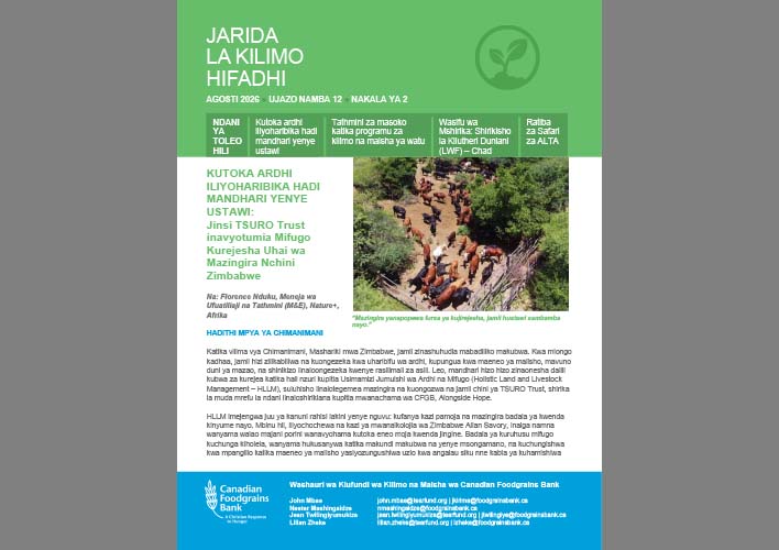 Conservation Agriculture Newsletter